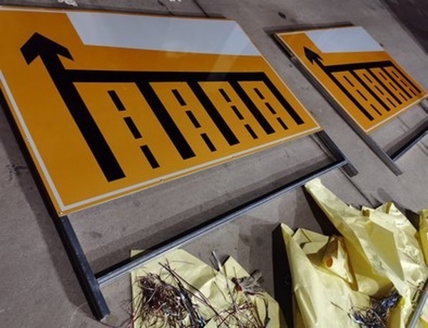 通化通化道路施工标志牌 养护专用标志牌